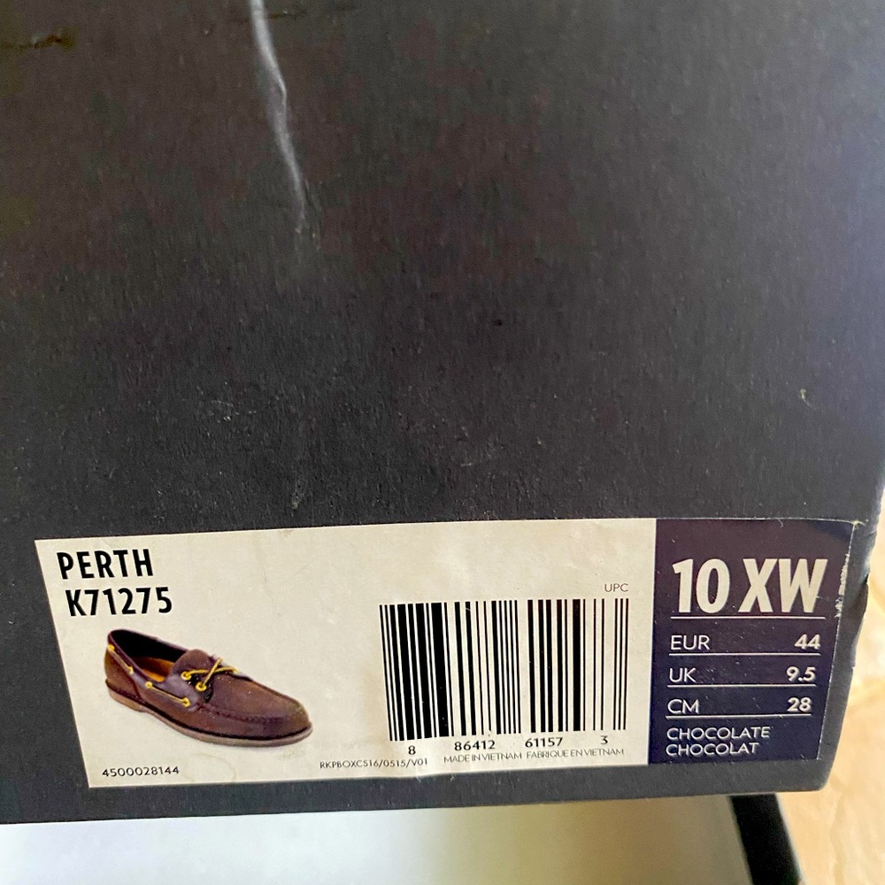 Brand new with Box Rockport Perth Boat Loafers. Size 10XW